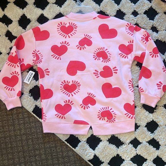 Girls ~ Old Navy ~ Heart sweatshirt ~ L (10-12) - Picture 7 of 17